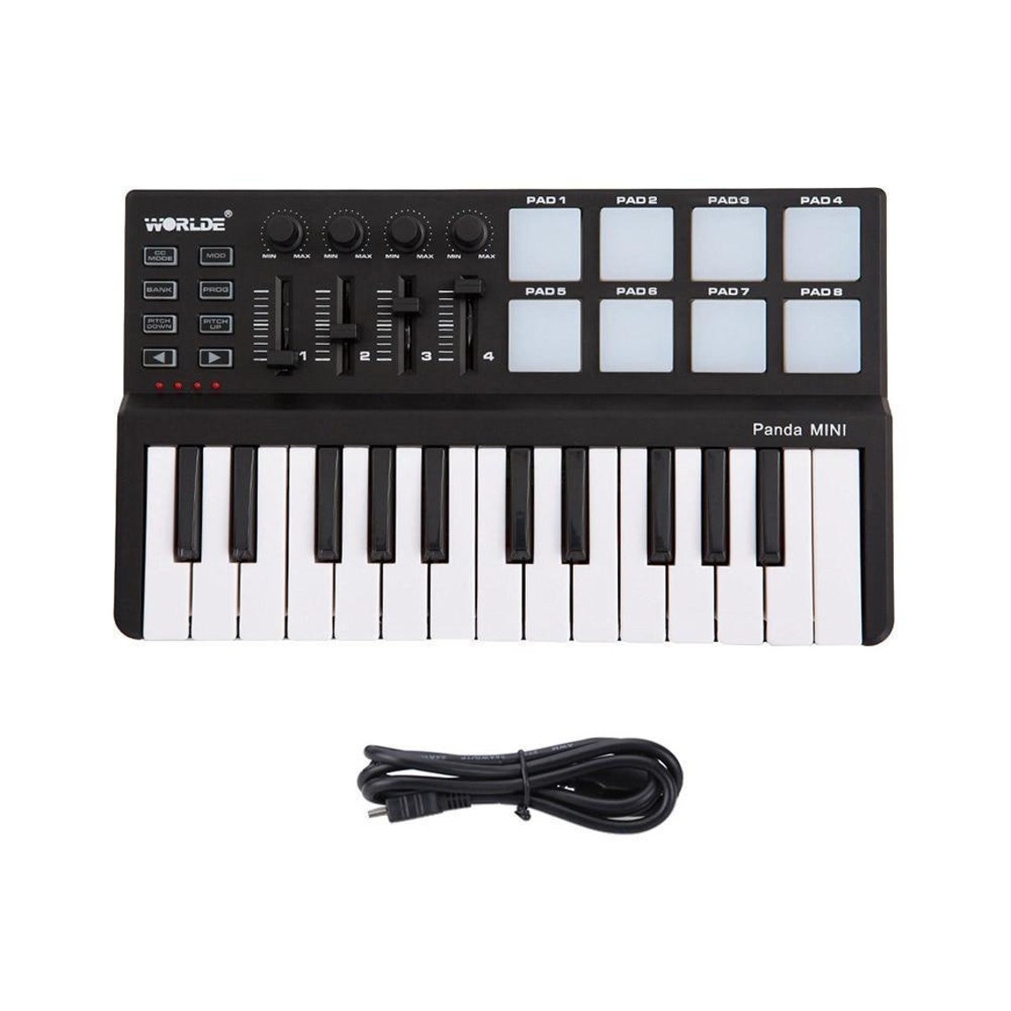 Mini MIDI Keyboard & Drum Pad Controller 25 Keys usb Etsy