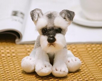 miniature schnauzer plush