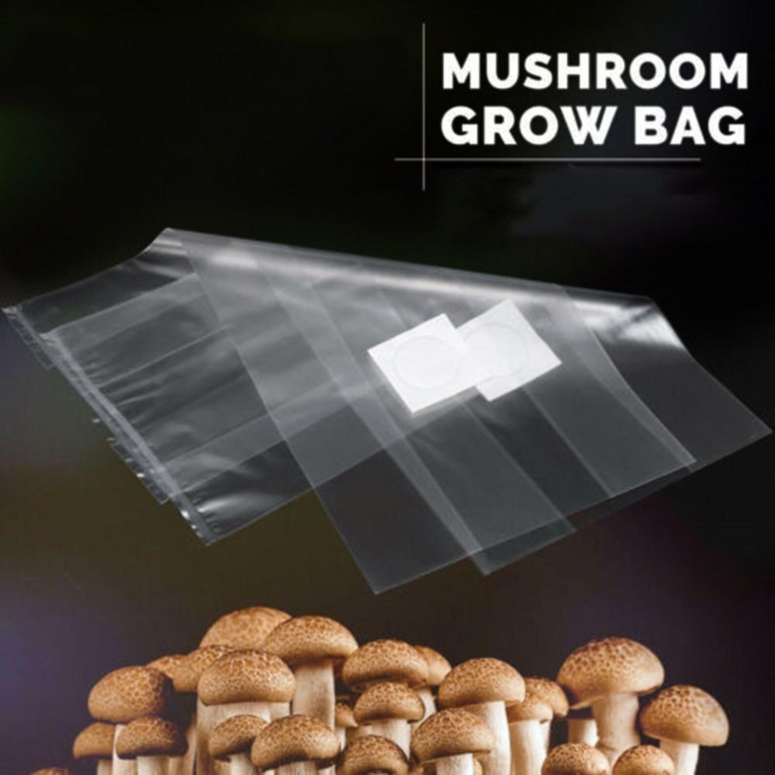 Mushroom Grow Bags 50PCS Polypropylene Heat Resistant Spawn Etsy