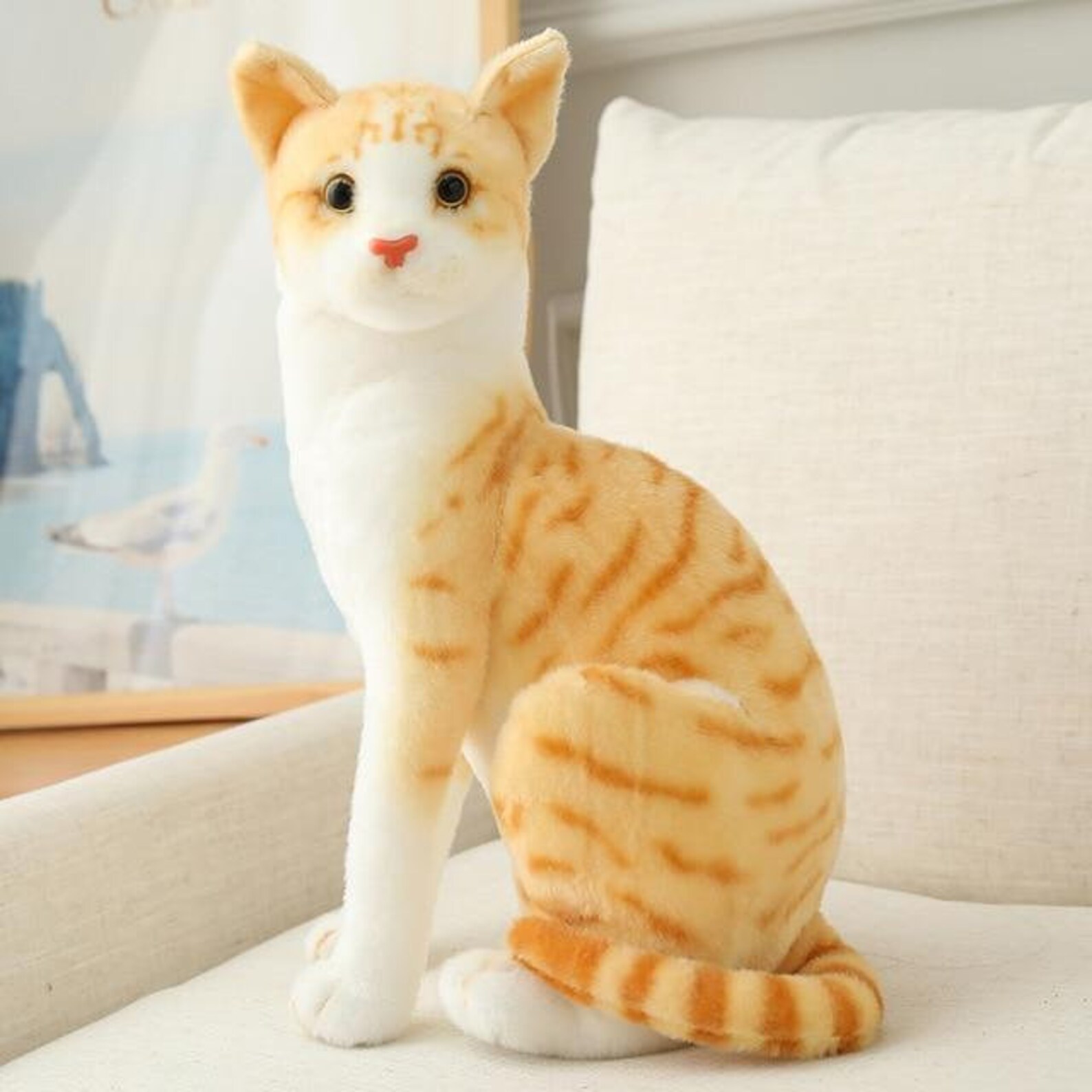 Ginger Cat Soft Stuffed Animal Plush Toys 20cm 8 Inches Etsy