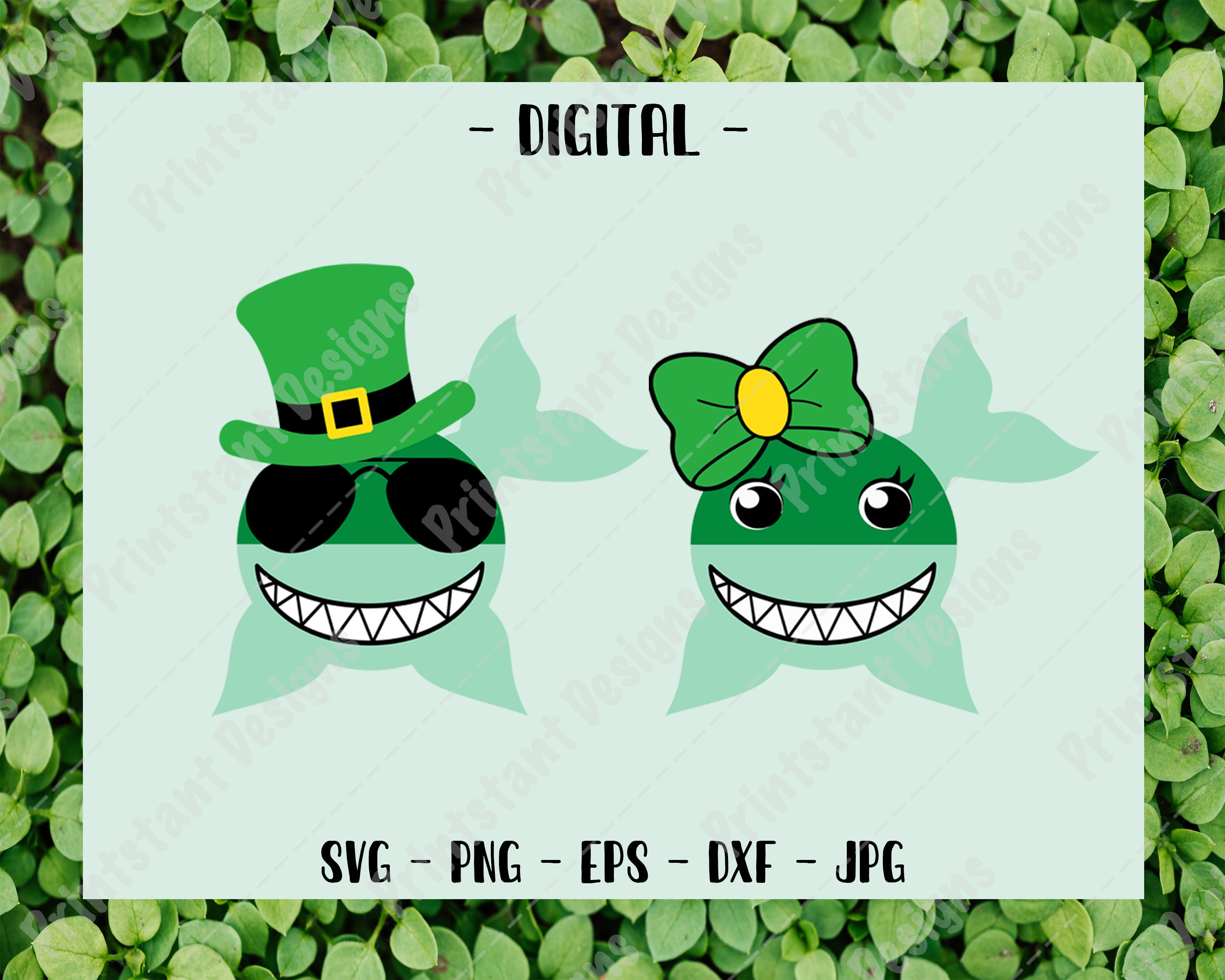 st patricks day baby shark