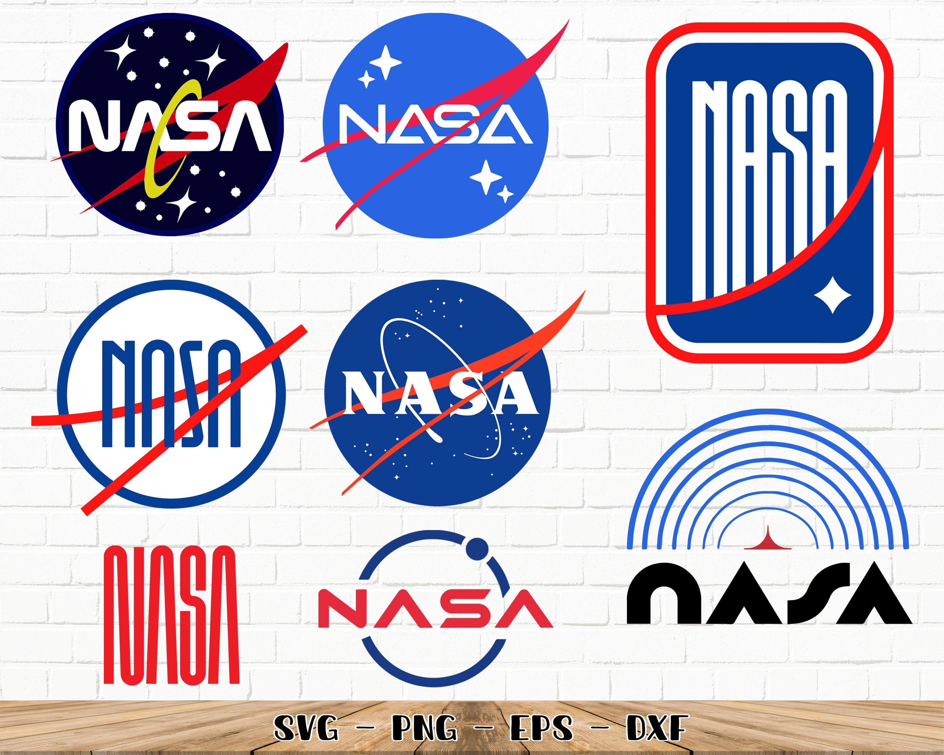 NASA SVG / NASA Logos / Space / Cricut / Png / Dxf / Eps / Etsy Norway