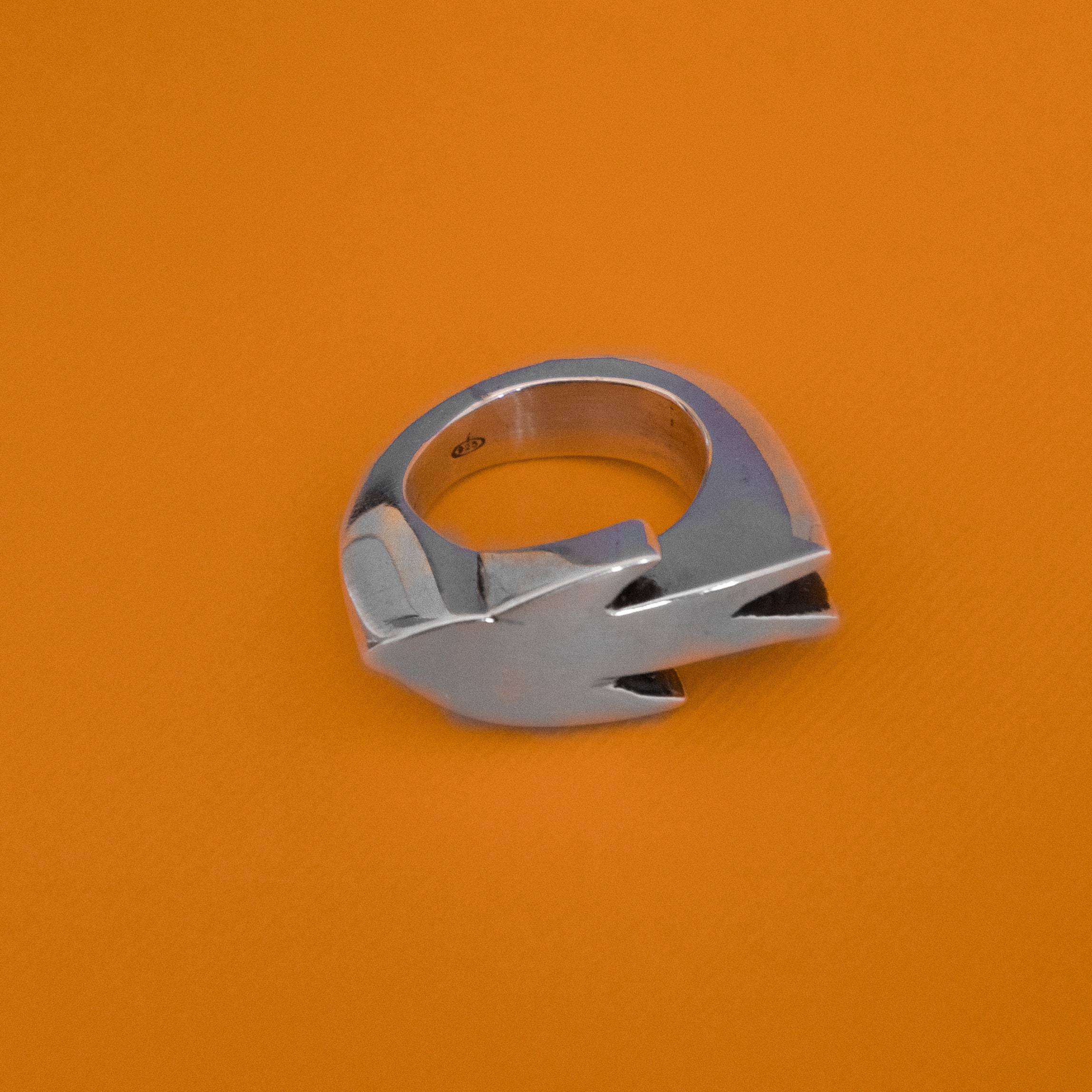 Anello in argento sterling con uccello d'amore