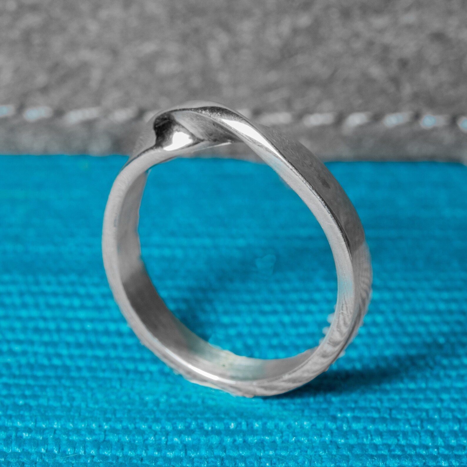 Anello Di Fidanzamento Solario Pavé Oro Bianco 18K Diamante Taglio - Foto 6