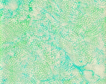 Light Green Sea Side Batik Fabric - Hoffman Hand-Dyed Cotton