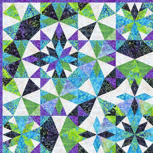 Alaska Quilt Pattern – Queen Size (92.5x92.5 Inches) - Optional Precut ...