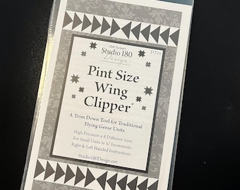 Pint Size Wing Clipper Studio 180 acrylic quilting template for quick and accurate flying geese