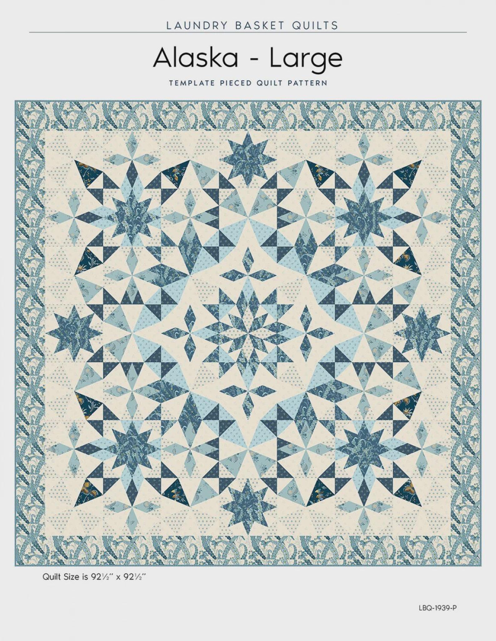 Alaska Quilt Pattern – Multiple Sizes - Optional Precut Quilt Kit Ready ...