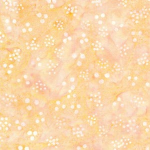 Tranquil Moments Melon Batik Fabric - Island Batik Hand-Dyed Cotton