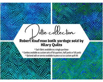 Dottie Dotted Chevron Batik Fabric - Robert Kaufman Hand-Dyed Cotton