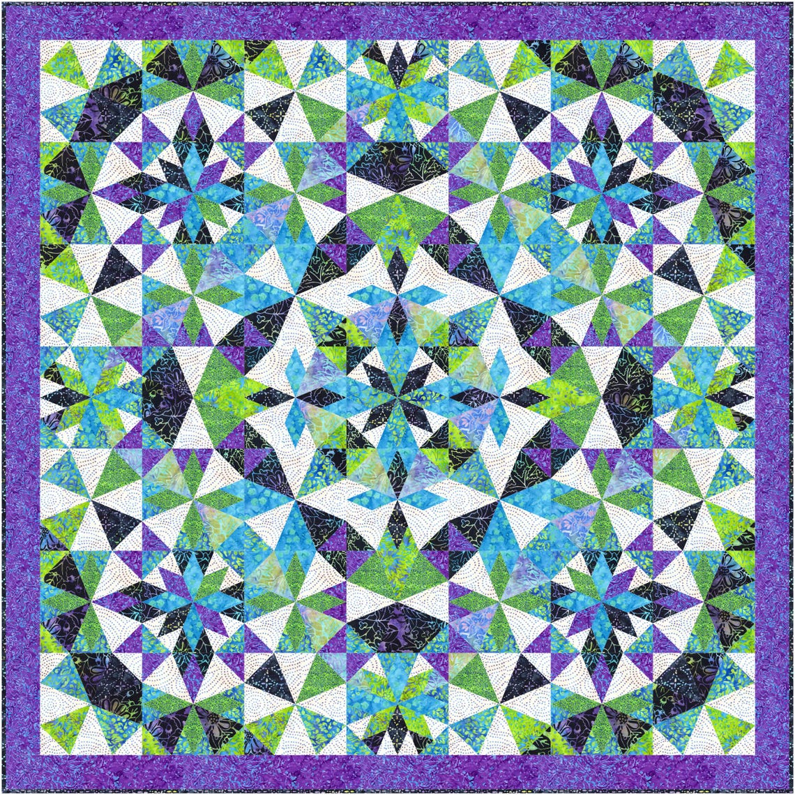 Alaska Quilt Pattern – Multiple Sizes - Optional Precut Quilt Kit Ready ...