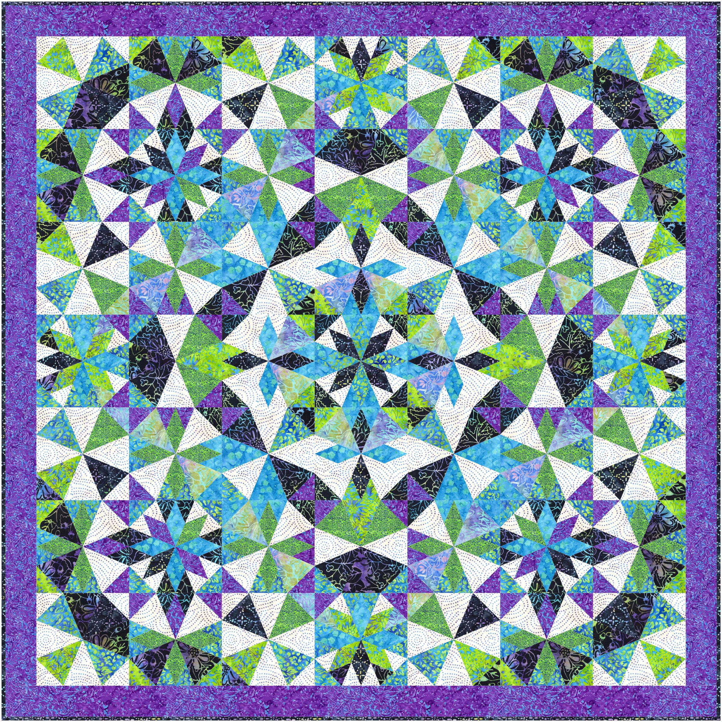 Alaska Quilt Pattern – Multiple Sizes - Optional Precut Quilt Kit Ready ...