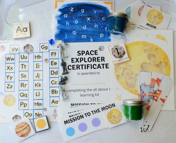 All about space educational kit for preschoolers STEM