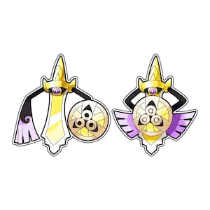 Aegislash Cute Anime Sticker | Waterproof Vinyl Decal for Laptop, Water Bottle, Car, Gamer Gift