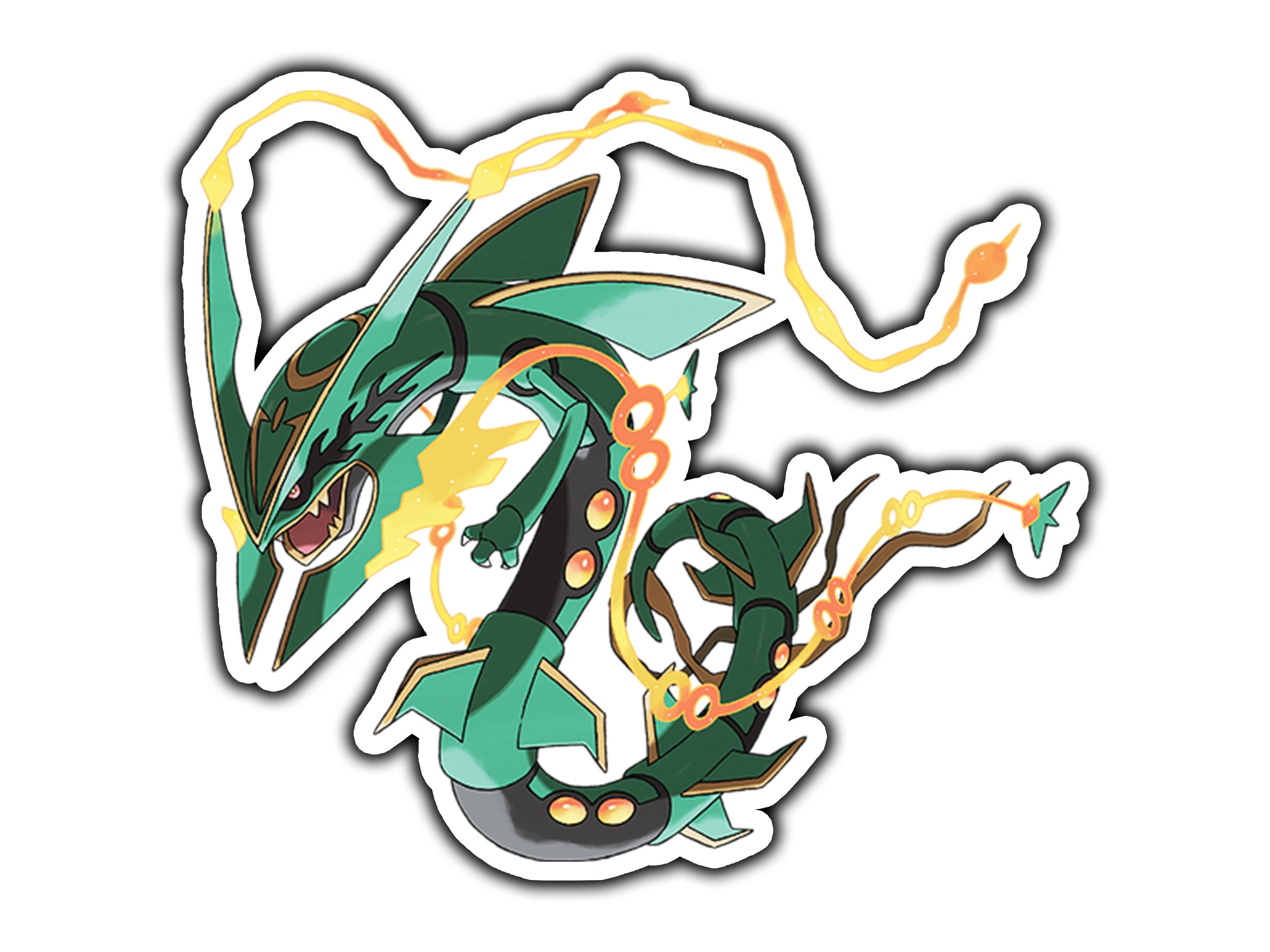 Mega Rayquaza Rayquaza Sticker - Mega Rayquaza Rayquaza Pokemon