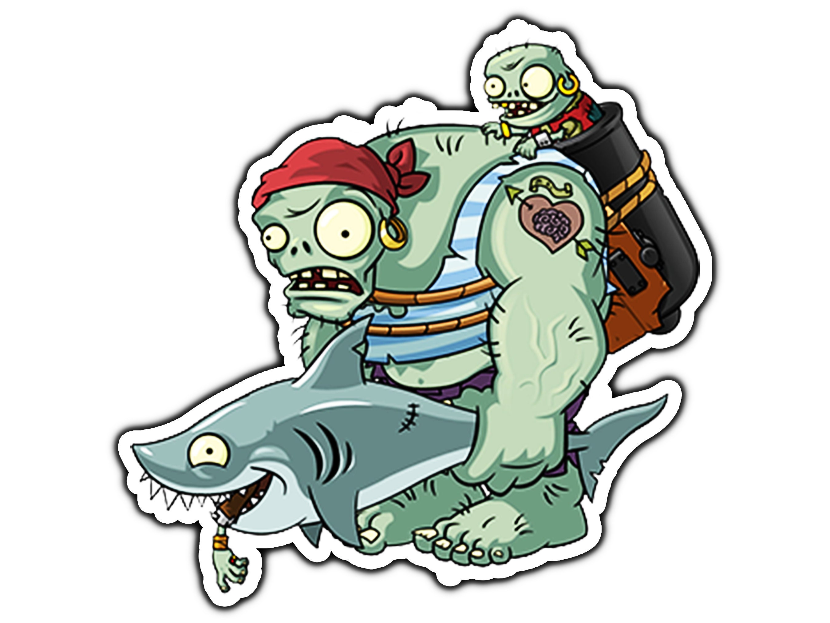  Plants vs. Zombies 2 Wall Decals: Special Pirate Seas