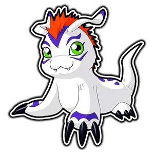 Gomamon Anime Sticker | Waterproof Vinyl Decal for Laptop, Water Bottle, Car, Gamer Gift