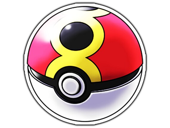 Typing Ball Poke Ball Sticker Water Proof Weather Proof 