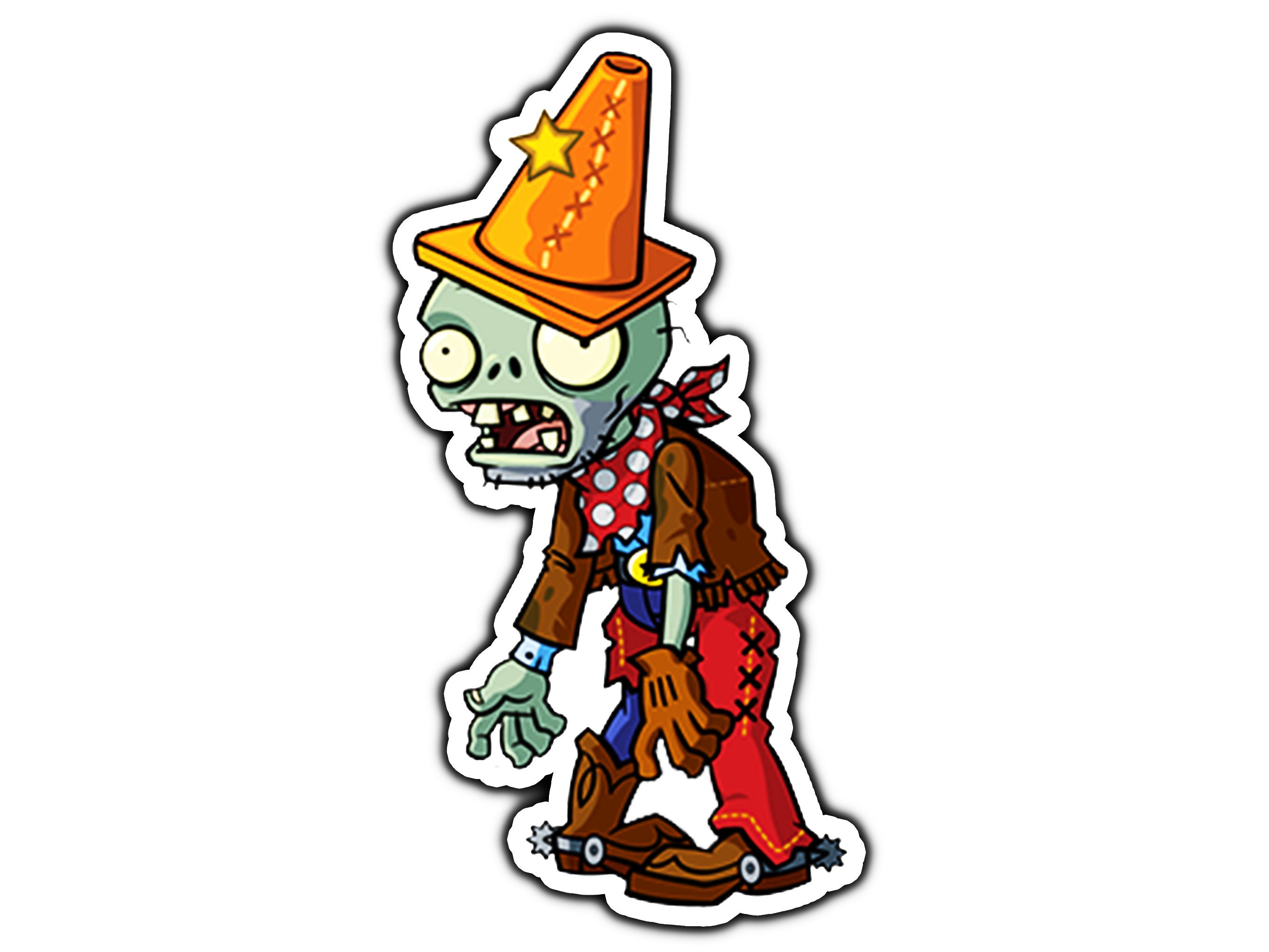 Plants vs Zombies Cone Head Zombie Costume » Homemade Heather