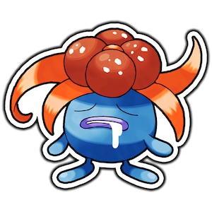 Gloom Cute Anime Sticker | Waterproof Vinyl Decal for Laptop, Water Bottle, Car, Gamer Gift