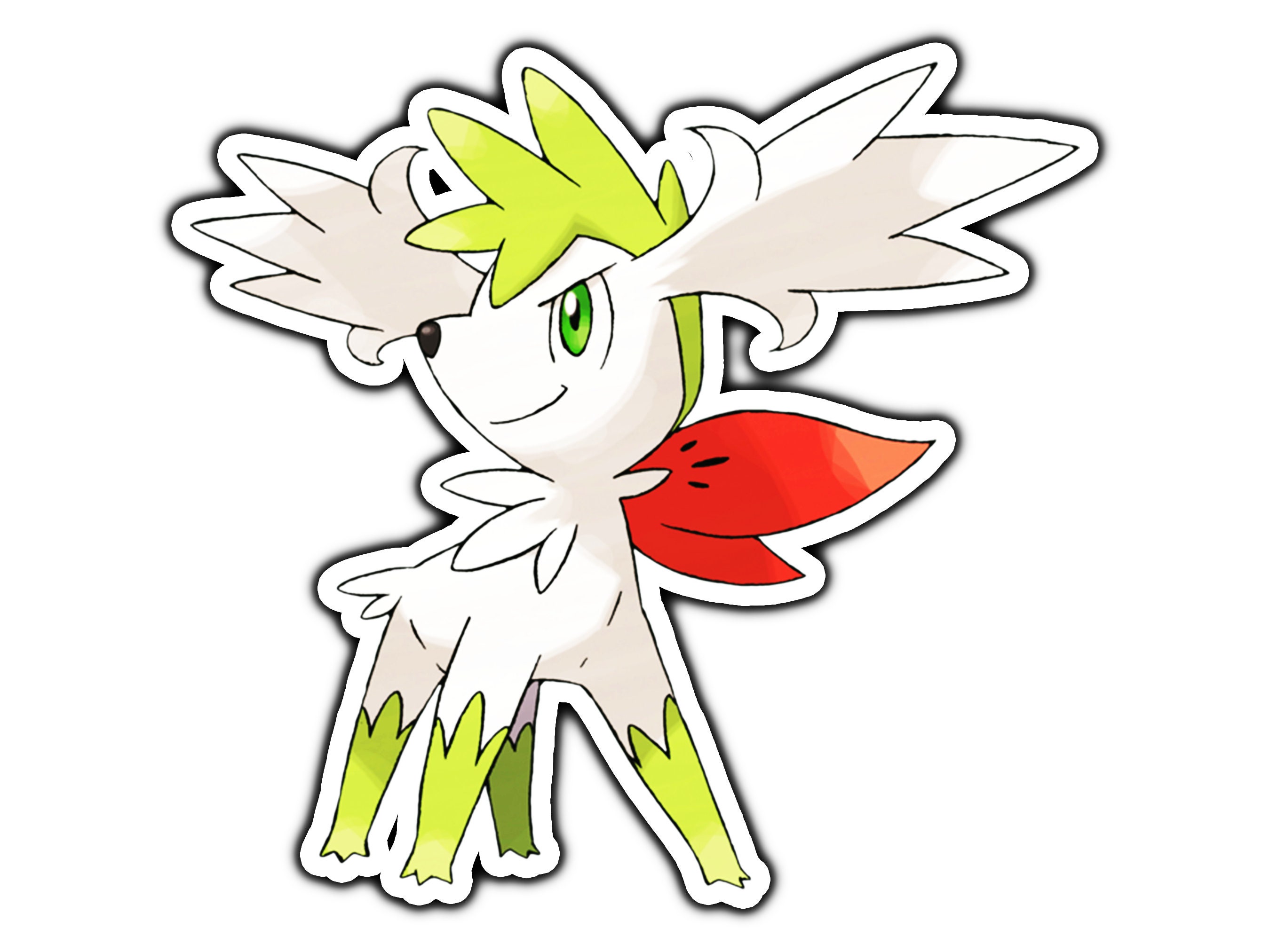 Shaymin Sky Form Hard Enamel Pin Cute Fanart Pin Kawaii 