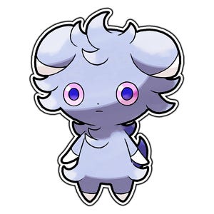 Espurr Cute Anime Sticker | Waterproof Vinyl Decal for Laptop, Water Bottle, Car, Gamer Gift