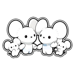 Maushold Cute Anime Sticker | Waterproof Vinyl Decal for Laptop, Water Bottle, Car, Gamer Gift