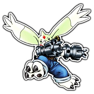 Galgomon Anime Sticker | Waterproof Vinyl Decal for Laptop, Water Bottle, Car, Gamer Gift