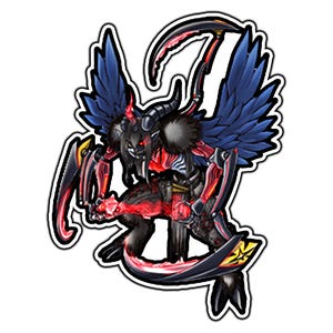 Aegiochusmon Dark Anime Sticker | Waterproof Vinyl Decal for Laptop, Water Bottle, Car, Gamer Gift