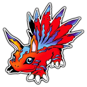 Elecmon Anime Sticker | Waterproof Vinyl Decal for Laptop, Water Bottle, Car, Gamer Gift