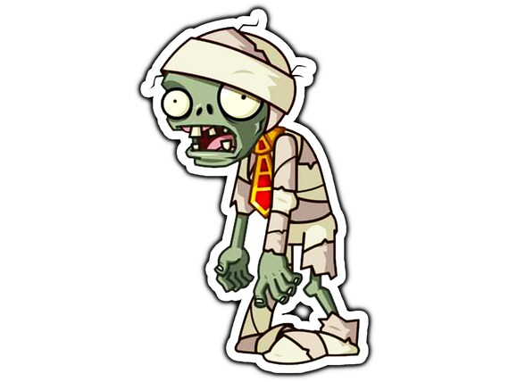 How to Draw Mummy Zombie, Plants vs Zombies