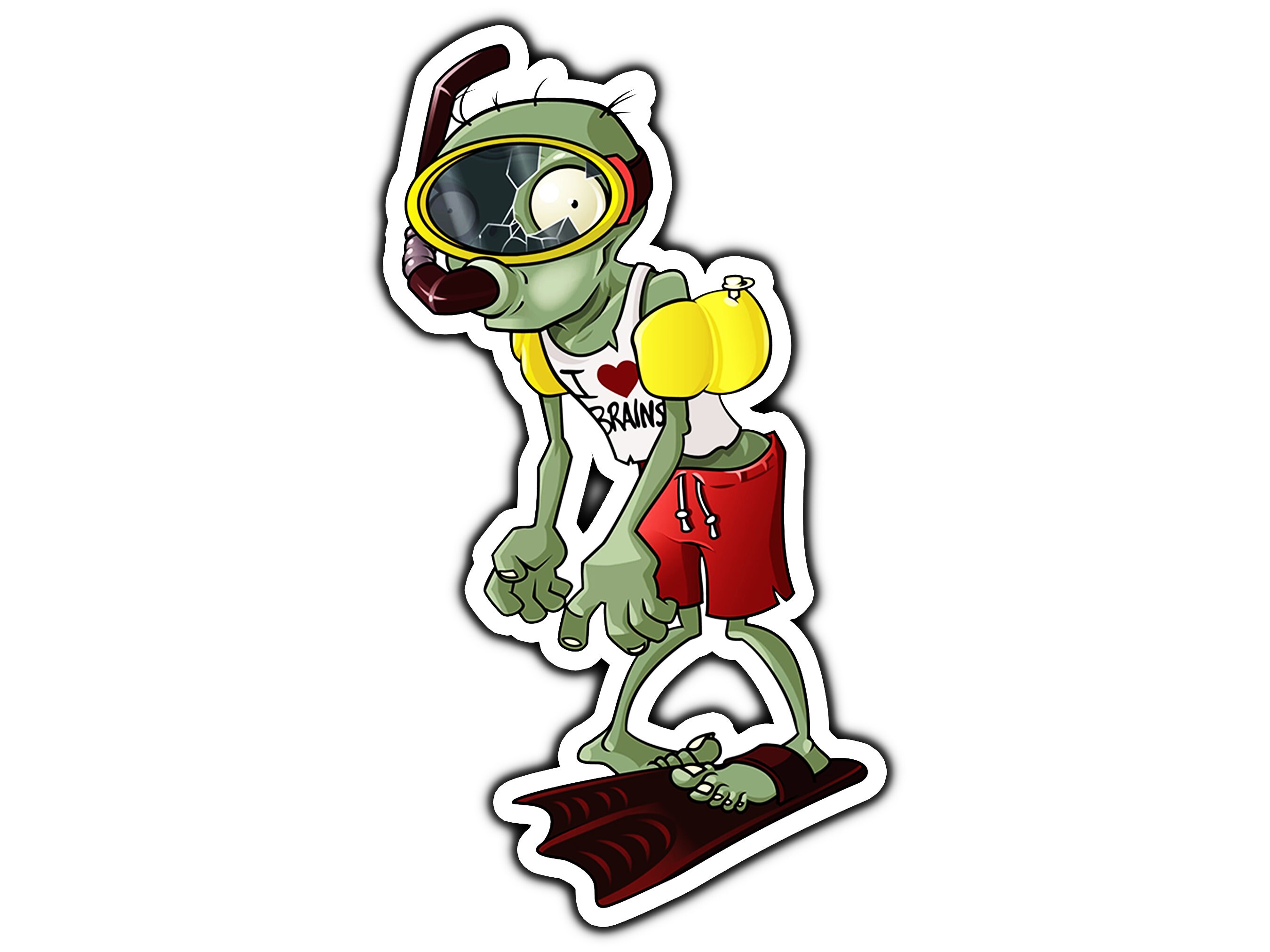  Plants vs. Zombies 2 Wall Decal: Mummy Flag Zombie