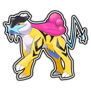 Raikou Cute Anime Sticker | Waterproof Vinyl Decal for Laptop, Water Bottle, Car, Gamer Gift