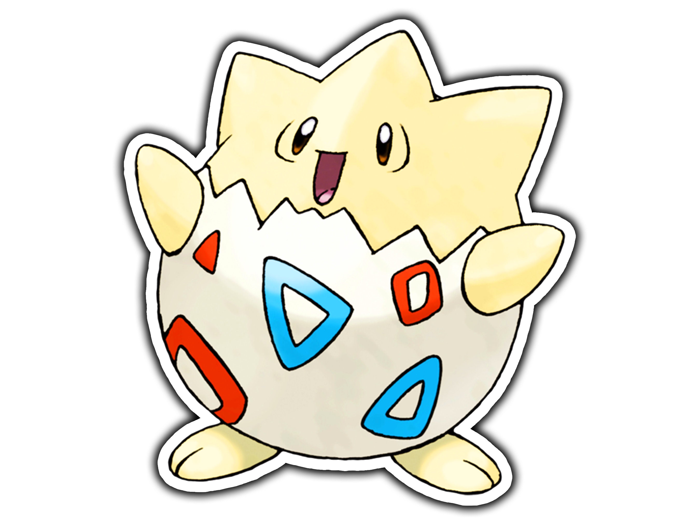 Pokemon Pikachu and Togepi Sticker - Sticker Mania