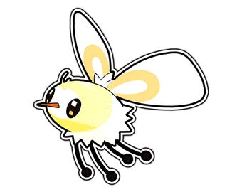 Cutiefly Cute Anime Sticker | Waterproof Vinyl Decal for Laptop, Water Bottle, Car, Gamer Gift