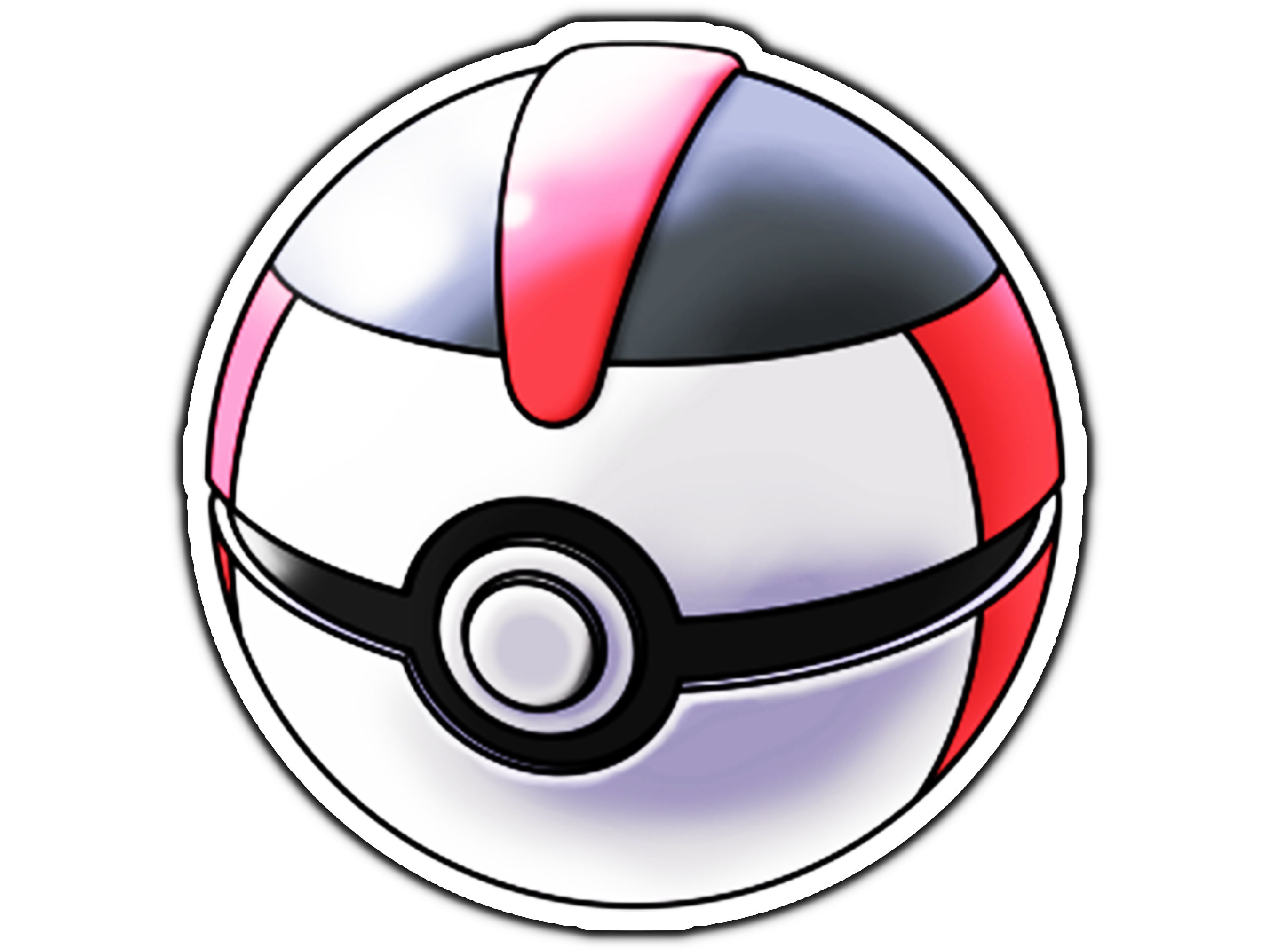 Typing Ball Poke Ball Sticker Water Proof Weather Proof 