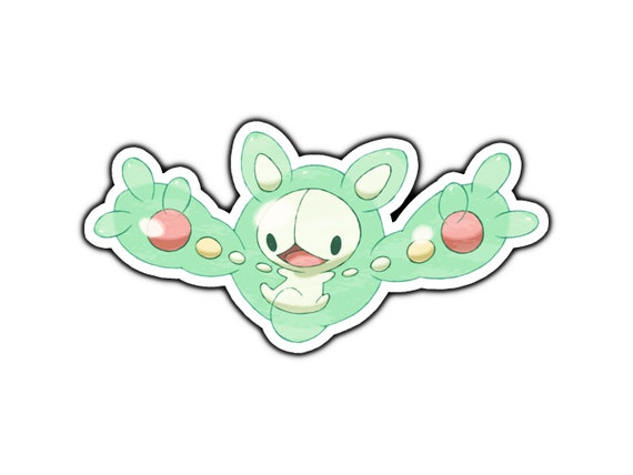 Shaymin Sky Form Sticker | Water Proof, Weather Proof, Vinyl Sticker Decal,  Gifts For Him, Gifts For Her