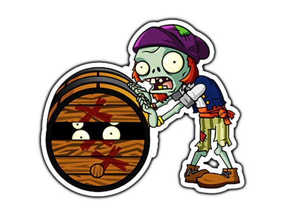  Plants vs. Zombies 2 Wall Decal: Conehead Zombie (6 in