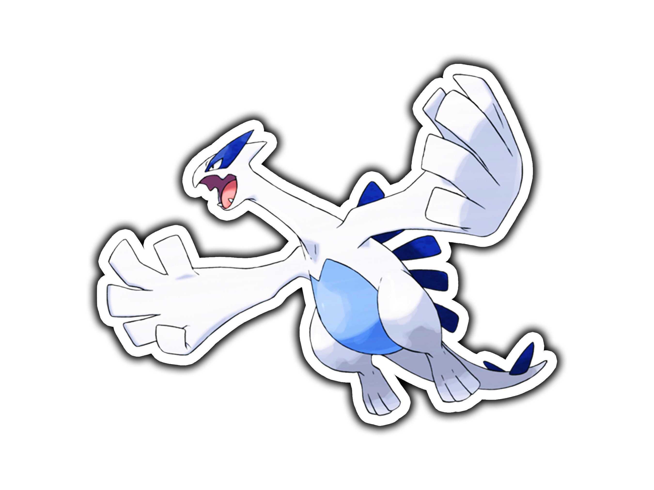 Pokemon: Lugia CHARM STICKER 