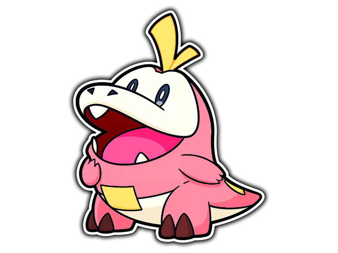 アニメ chibicoco Shiny Fuecoco Cute Anime Sticker | Waterproof Vinyl Decal for