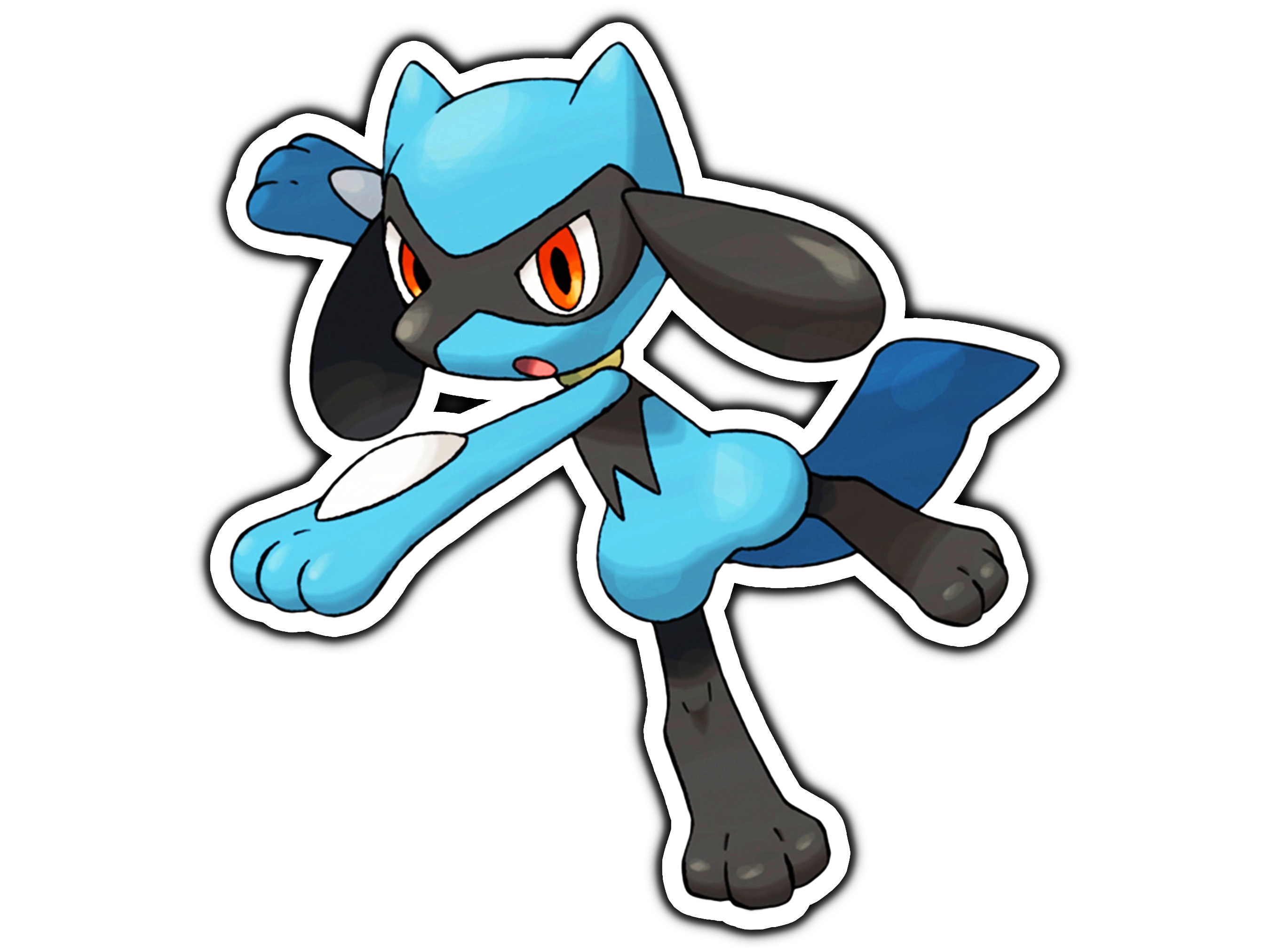 Riolu Lucario Mega Lucario Pokemon Perler Bead Fuse -  in 2023