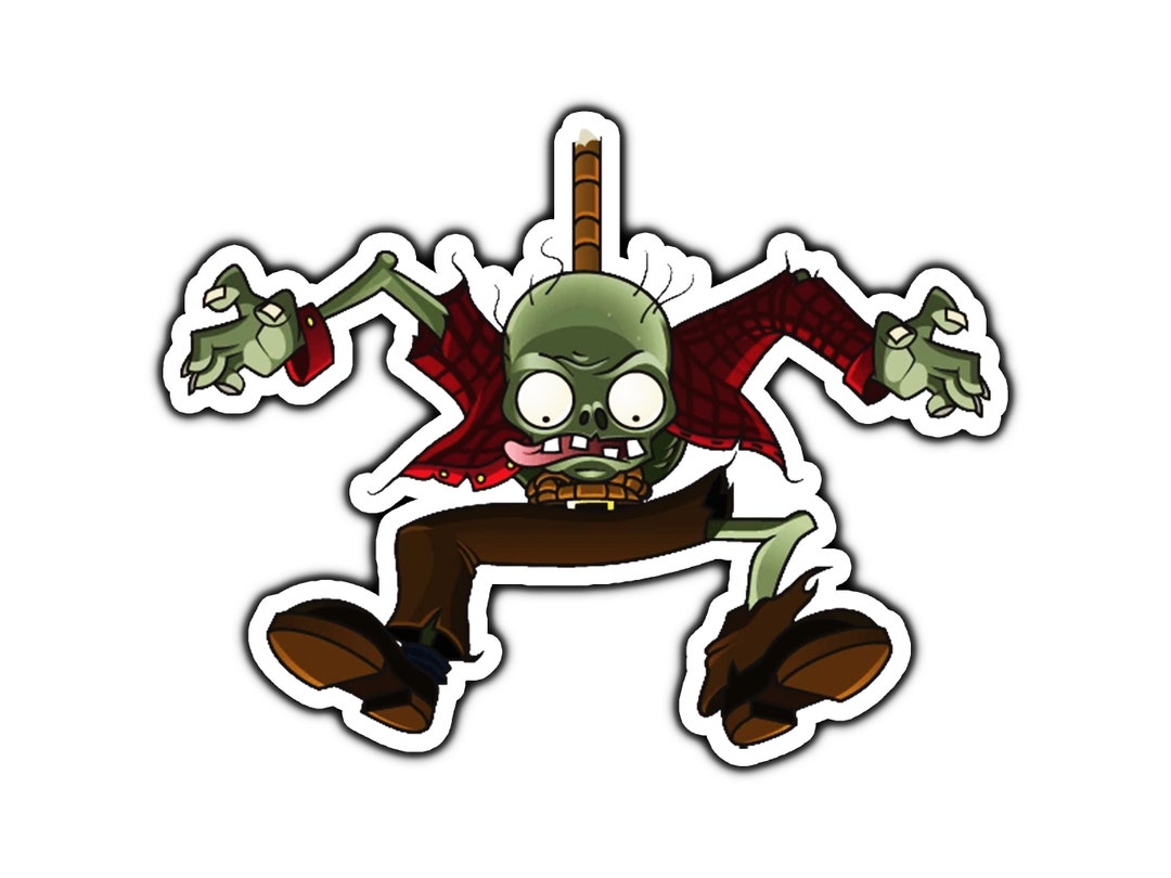 Bungee Zombie Sticker Water Proof, Weather Proof, Vinyl Sticker Decal