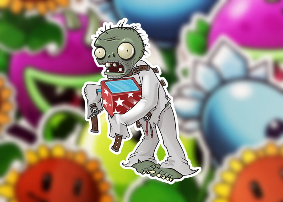 Jack in the Box Zombie Sticker Water Resistant Vinyl Sticker Etsy