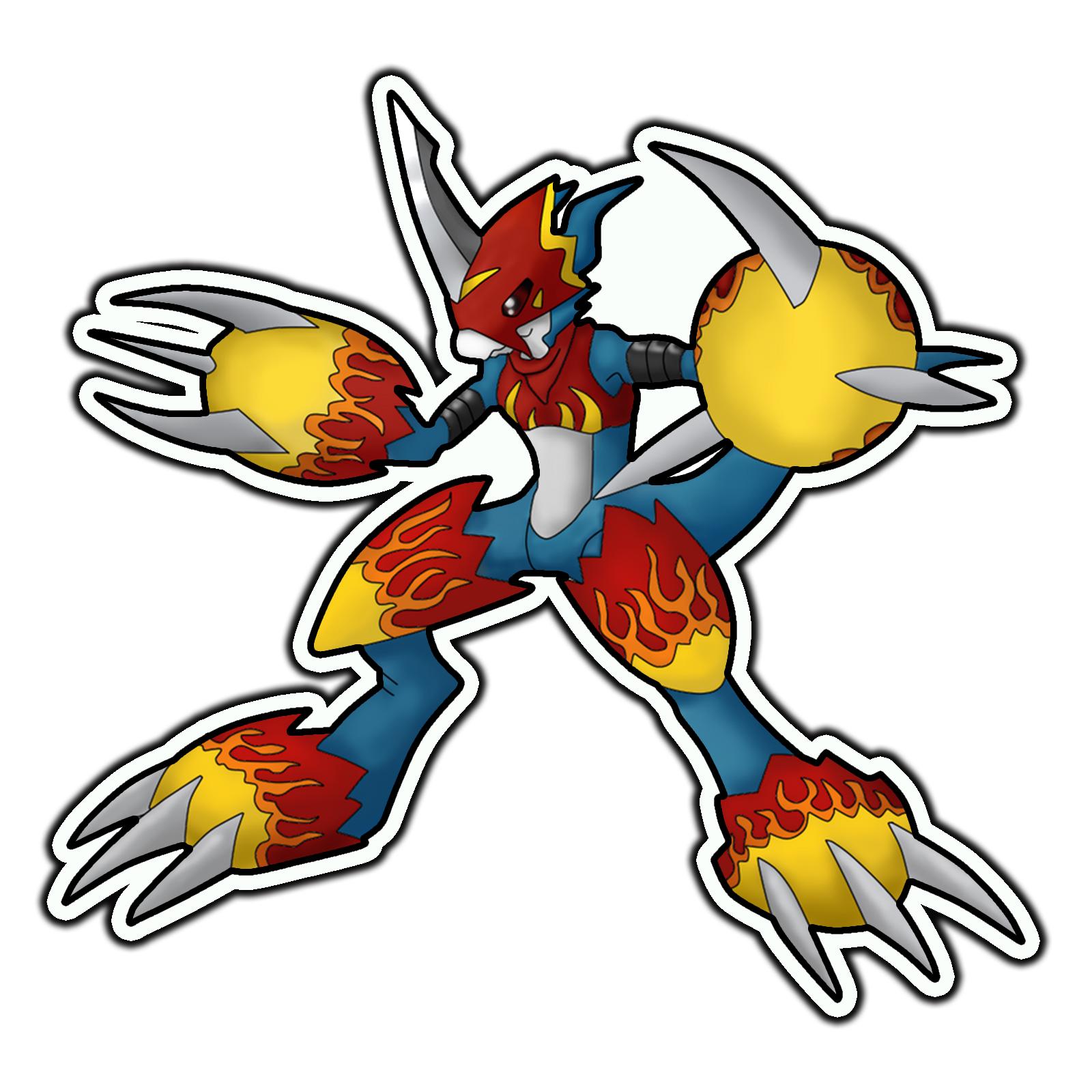 Flamedramon - Etsy