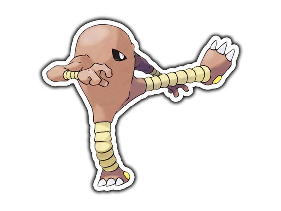 Hitmonlee Sticker Water Proof Weather Proof Vinyl Sticker 