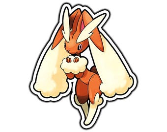 Lopunny Cute Anime Sticker | Waterproof Vinyl Decal for Laptop, Water Bottle, Car, Gamer Gift