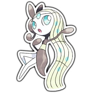 Pokemon - Aromantic Pride Meloetta Sticker