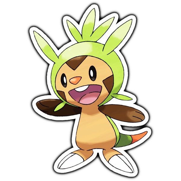 Chespin Sticker |  Water Proof, Weather Proof, Vinyl Sticker Decal, Gifts For Him, Gifts For Her