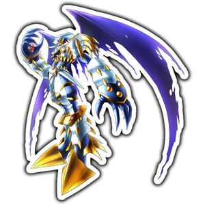 Dynasmon Anime Sticker | Waterproof Vinyl Decal for Laptop, Water Bottle, Car, Gamer Gift