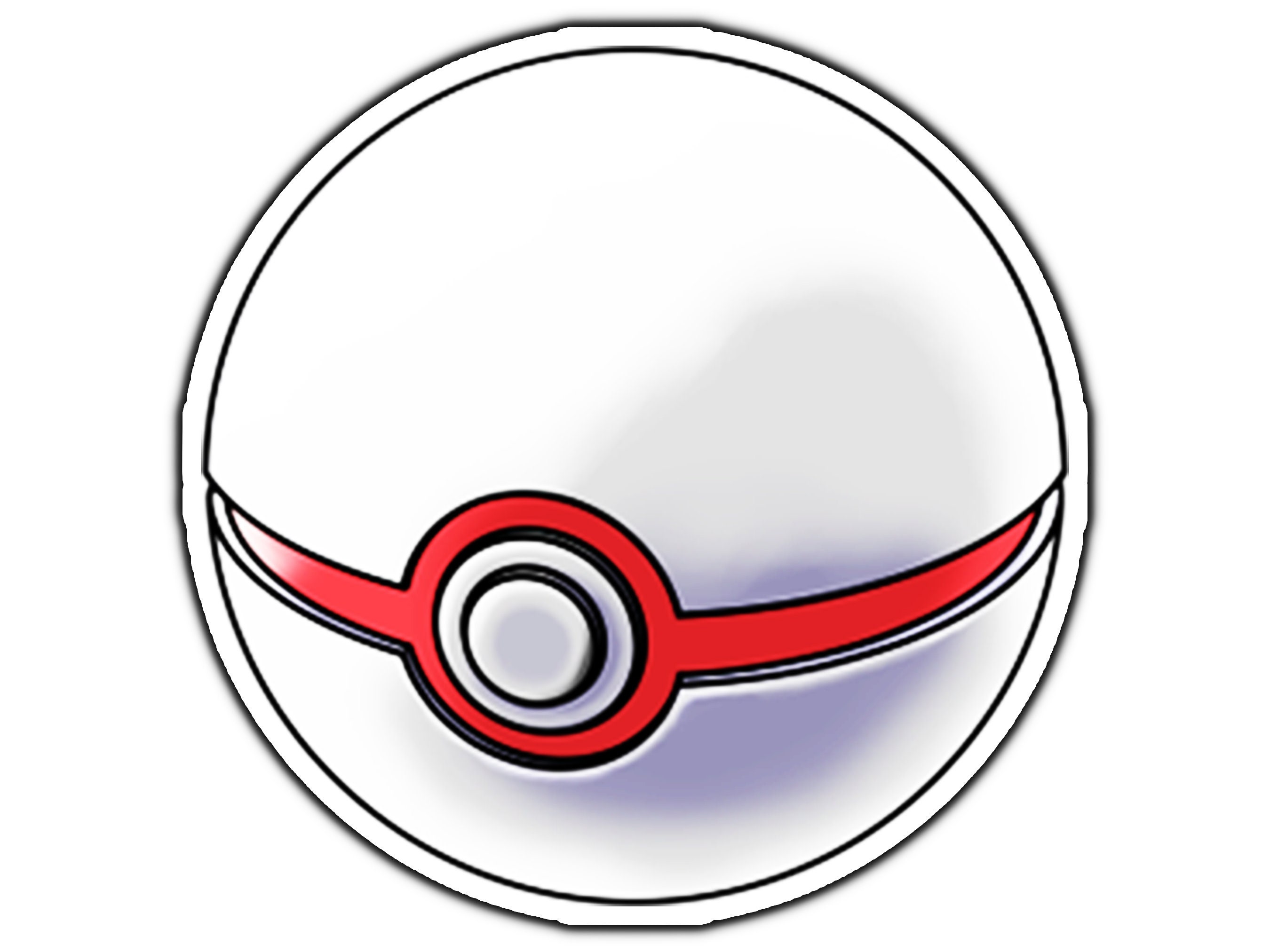 Typing Ball Poke Ball Sticker Water Proof Weather Proof 